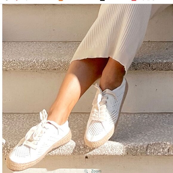 EMU Australia Agonis Mac Espadrille Knit Cotton Jute Gum Sole Coconut W10 - Picture 13 of 14